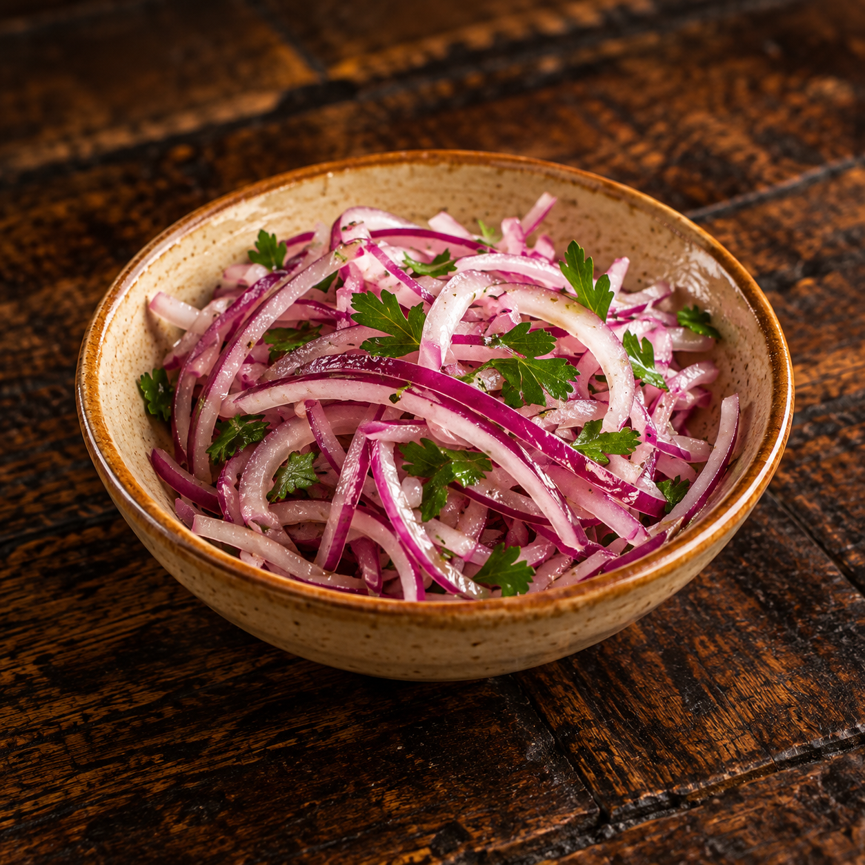 Salata de ceapa rosie